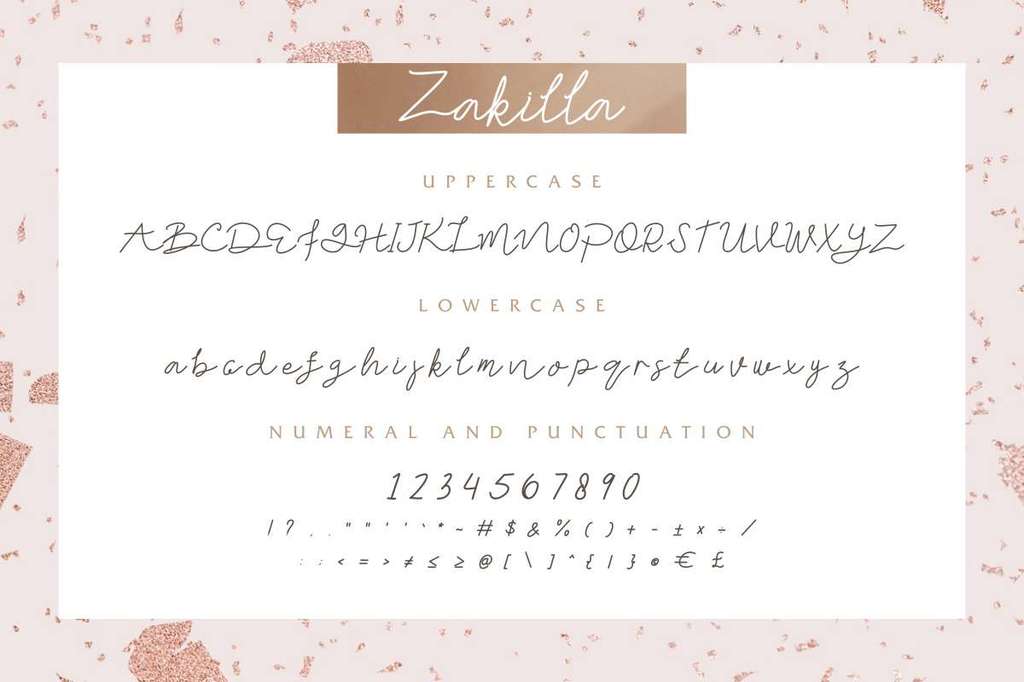 Zakilla DEMO font