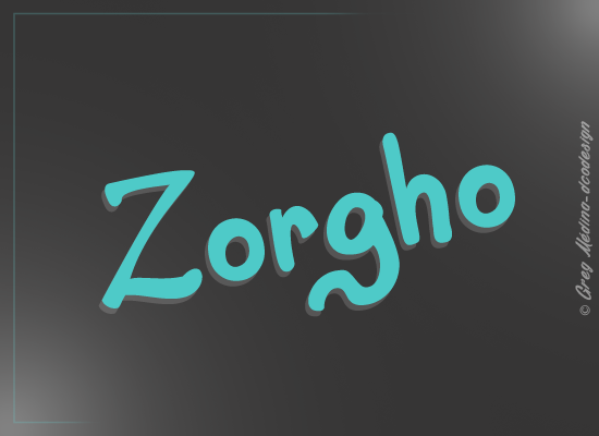 Zorgho_PersonalUseOnly font