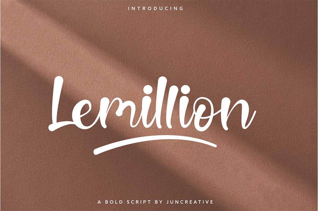 Lemillion font