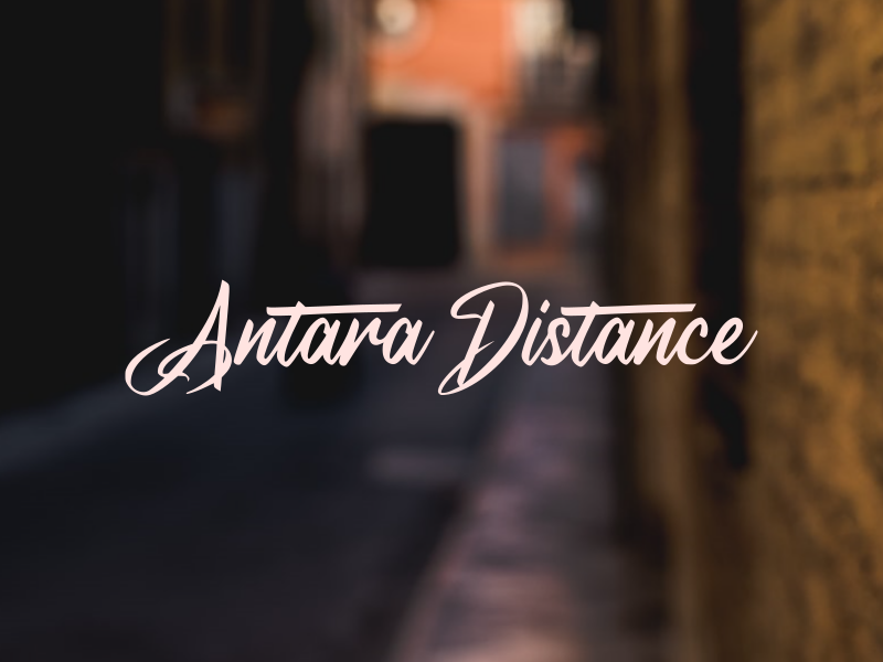 a Antara Distance font