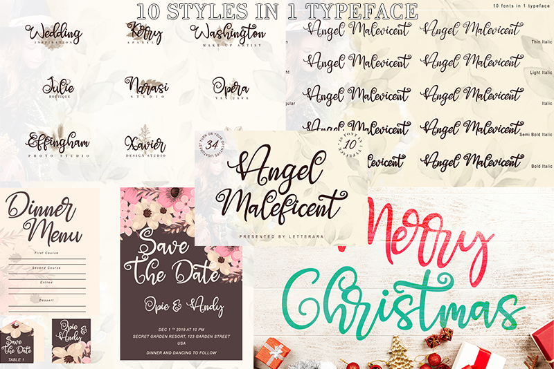 Angel Maleficent font