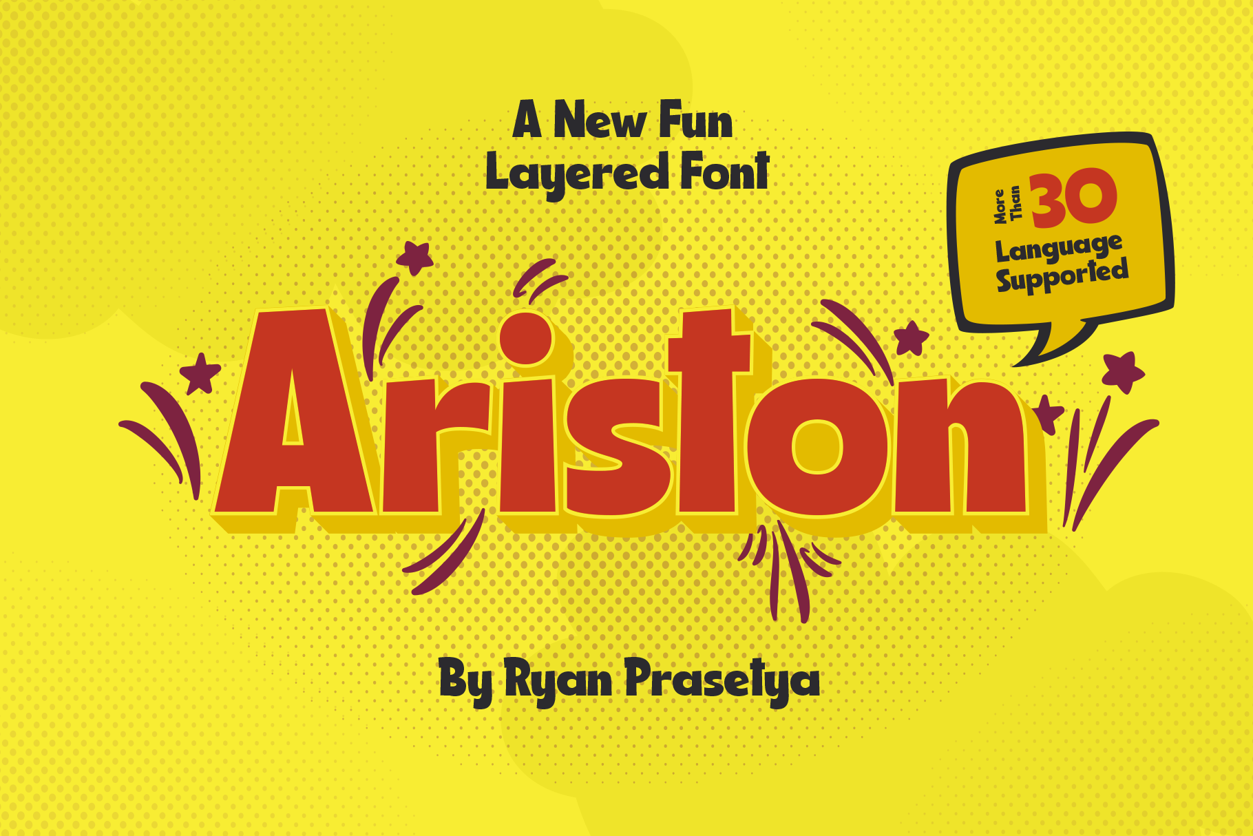 Ariston Comic Demo font