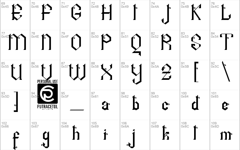 Arshaka font