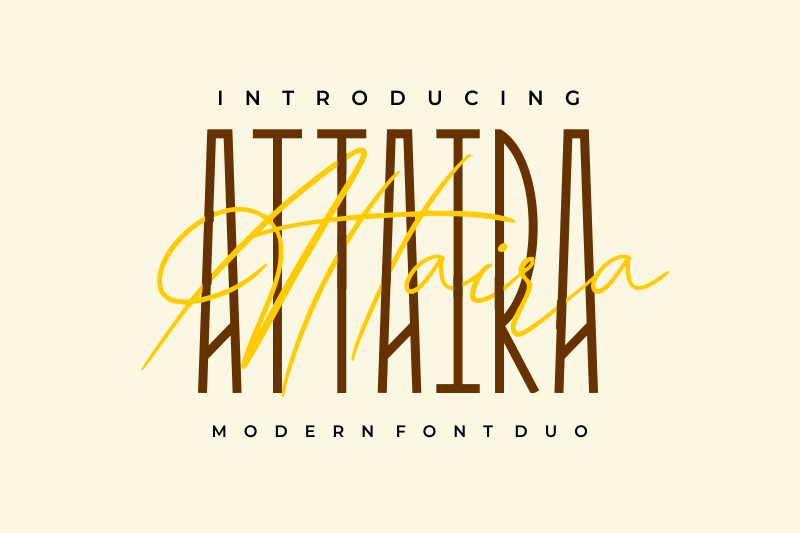 Attaira Display font