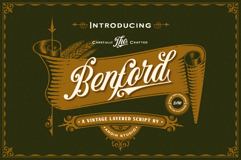 Benford DEMO font