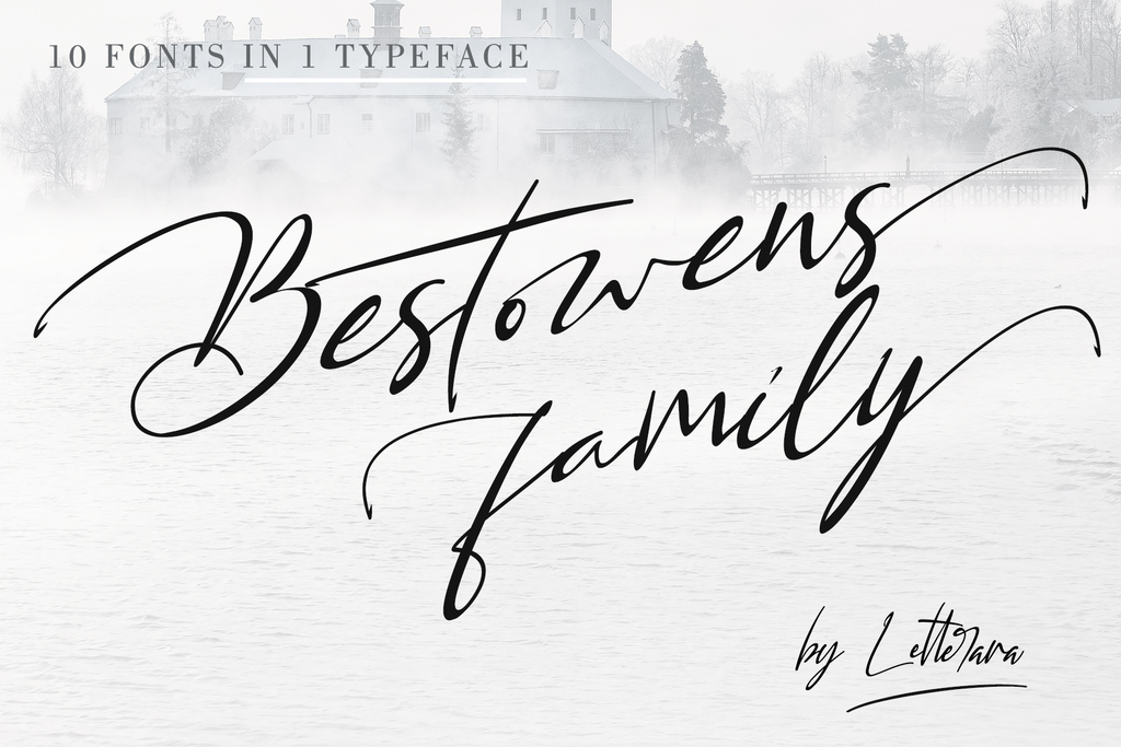 Bestowens family font