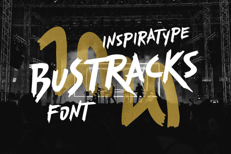 Bustracks FREE font