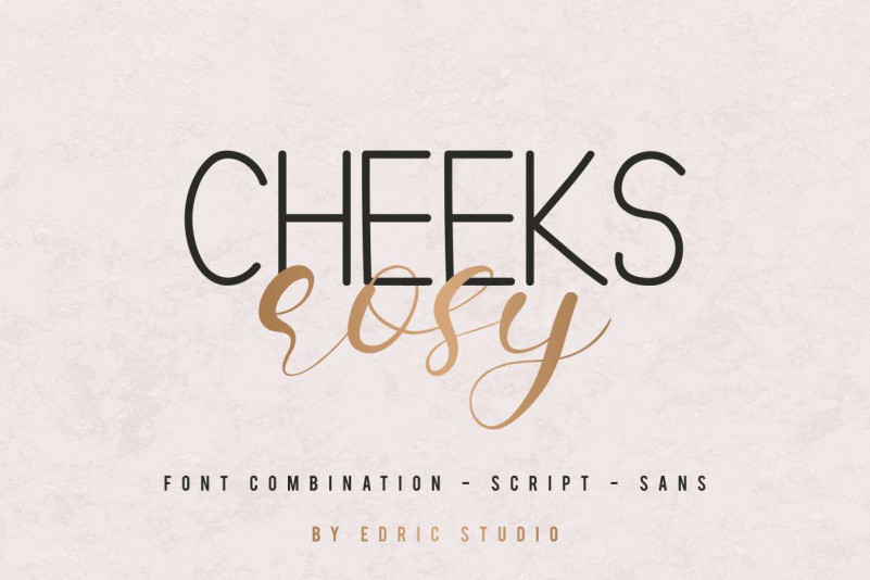 Cheeks Rosy Demo font
