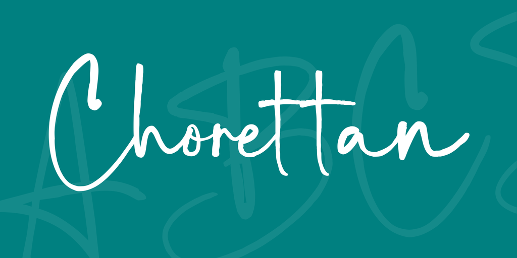 Chorettan font