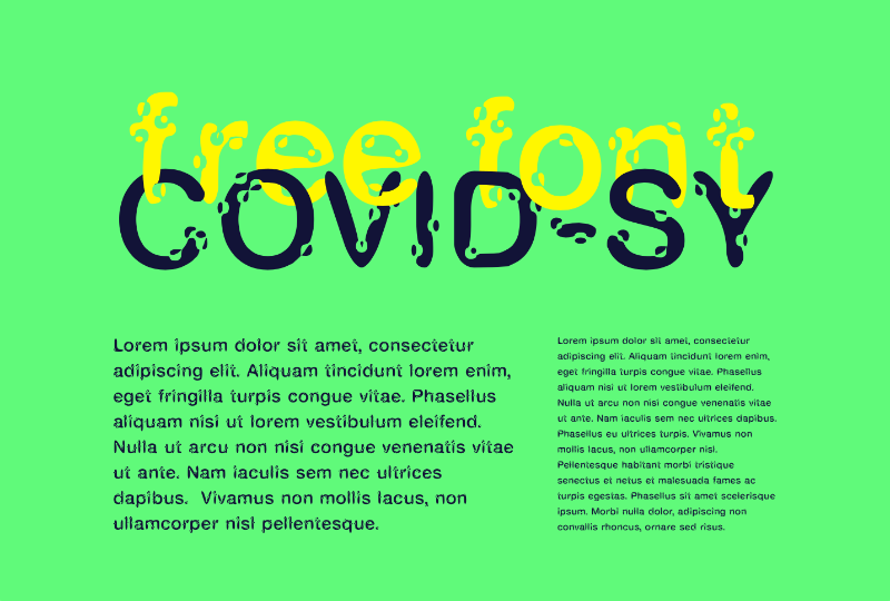 COVID-SY font