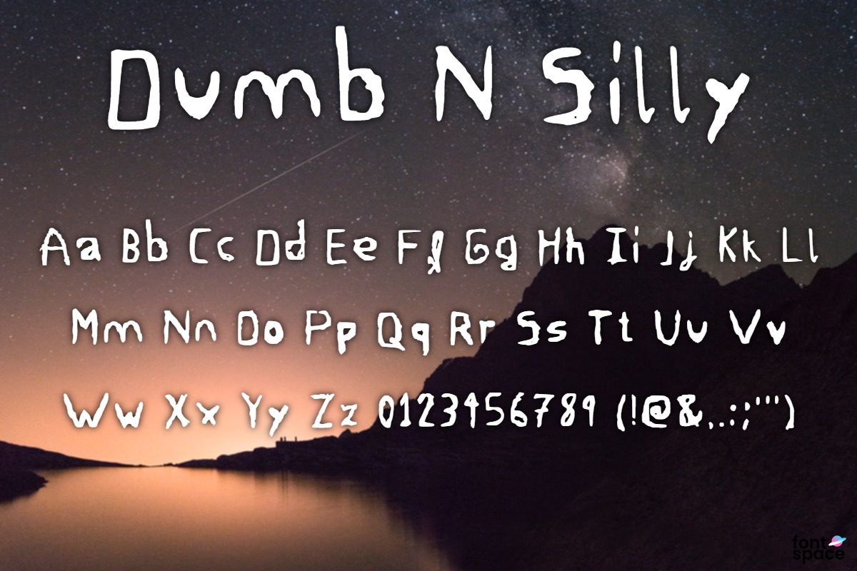 Dumb N Silly font