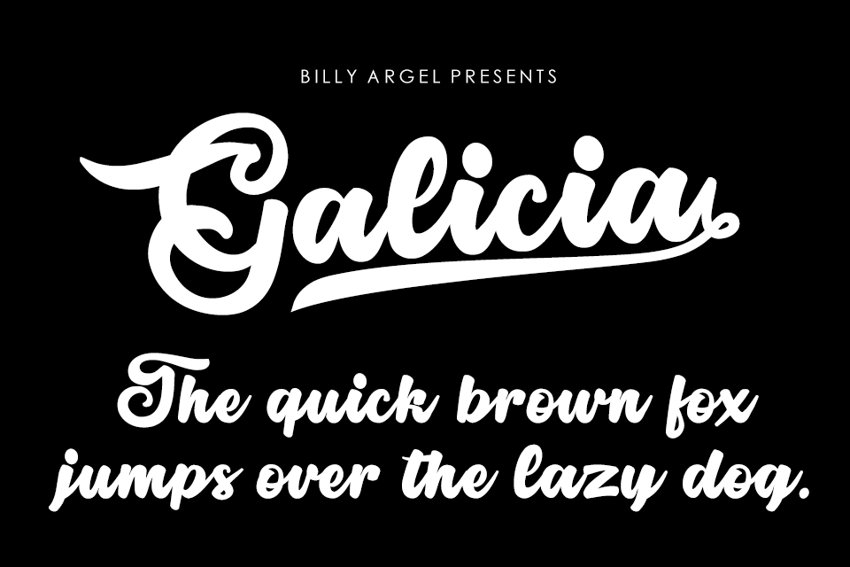 Galicia Personal Use font