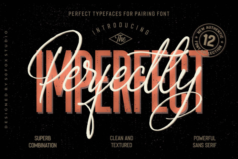 Imperfecta Rough font