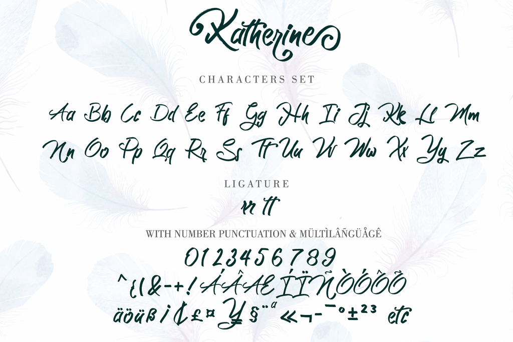 Katherine font