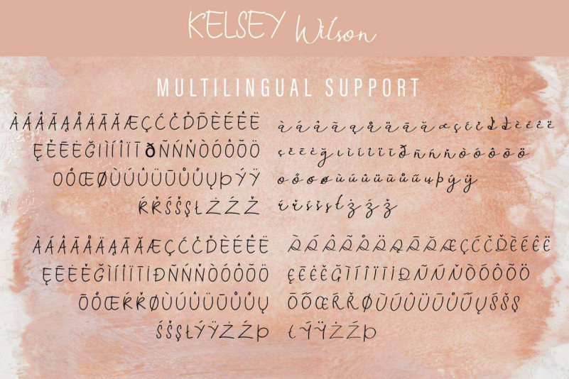 Kelsey Wilson Demo Sans font