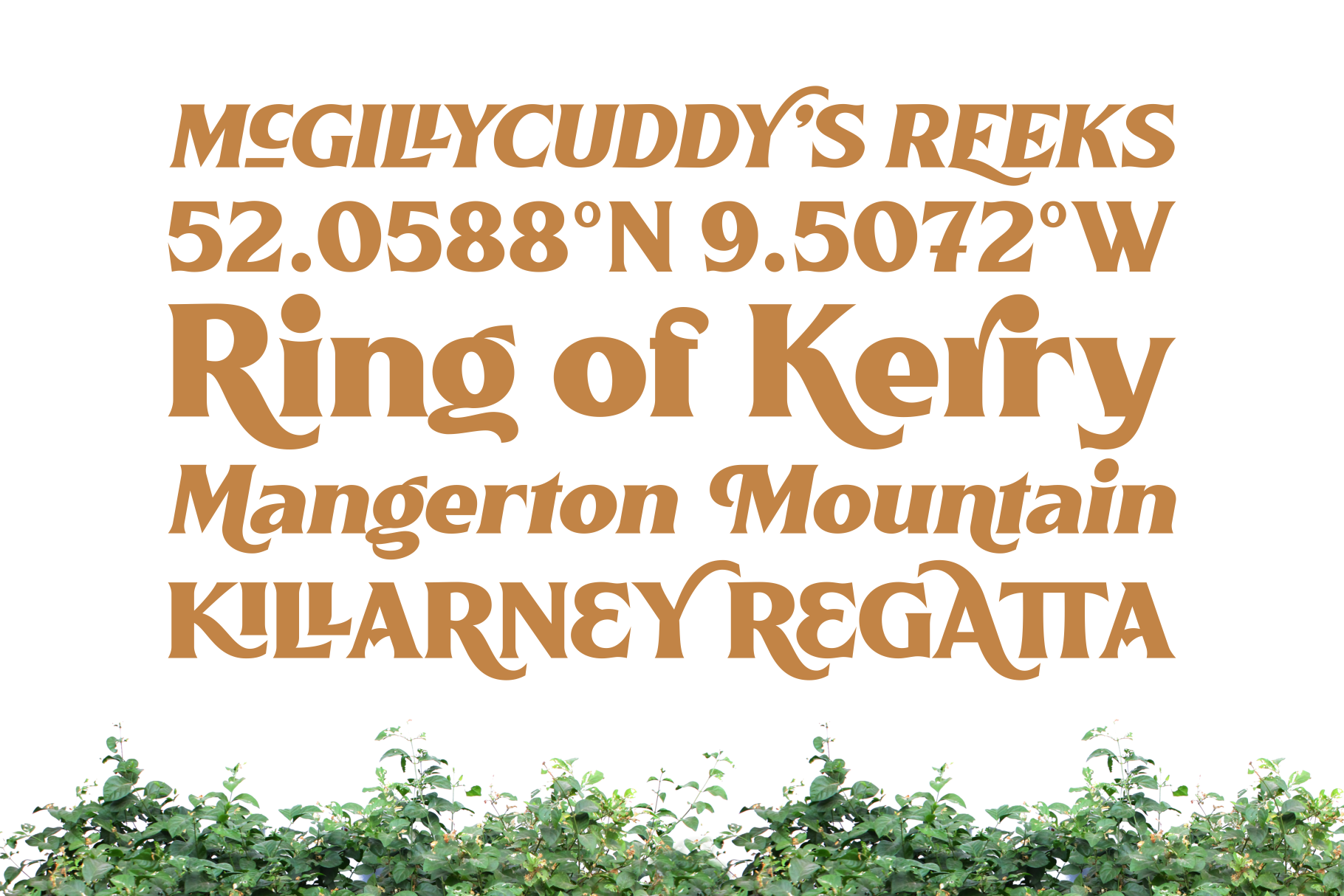 Killarney font