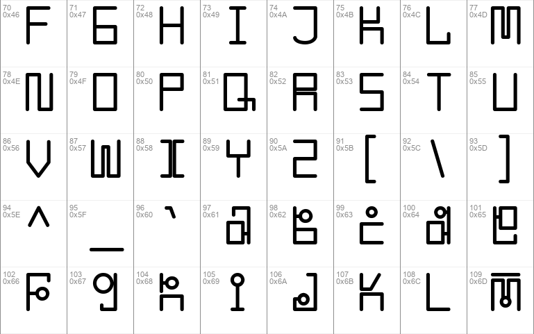 Korean Looks font