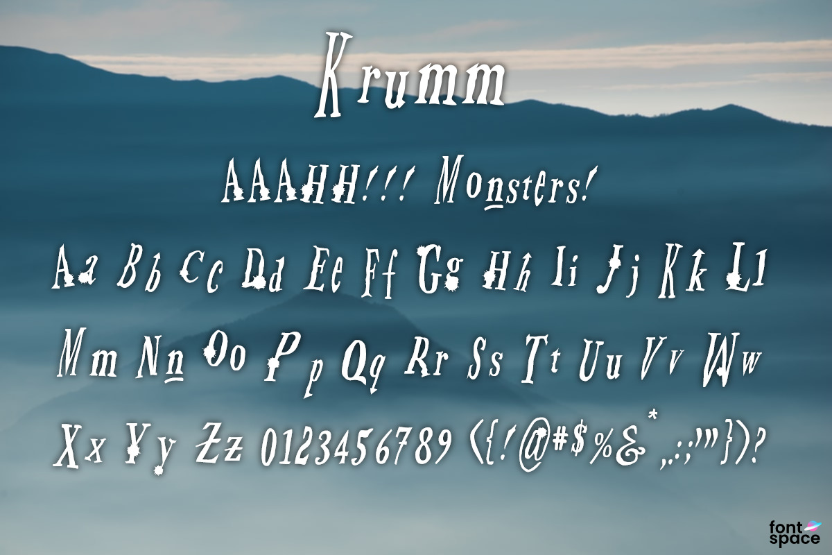 Krumm font