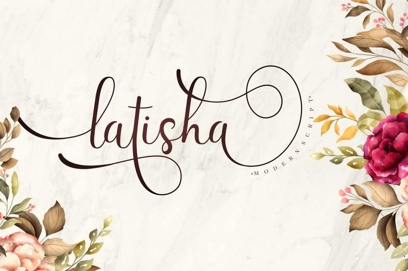 Latisha font