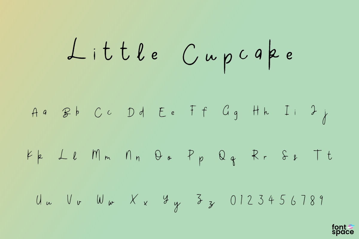 Little Cupcake font