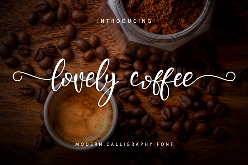 Lovely Coffee font