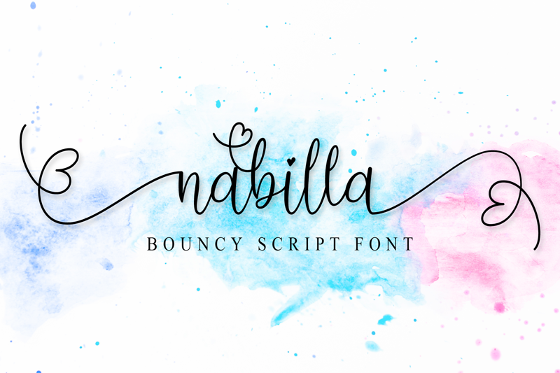 Nabilla font