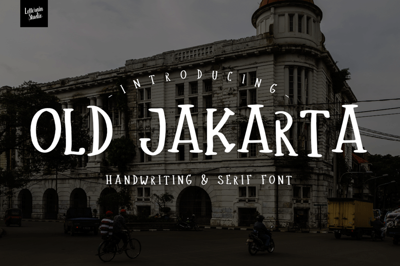 Old Jakarta font
