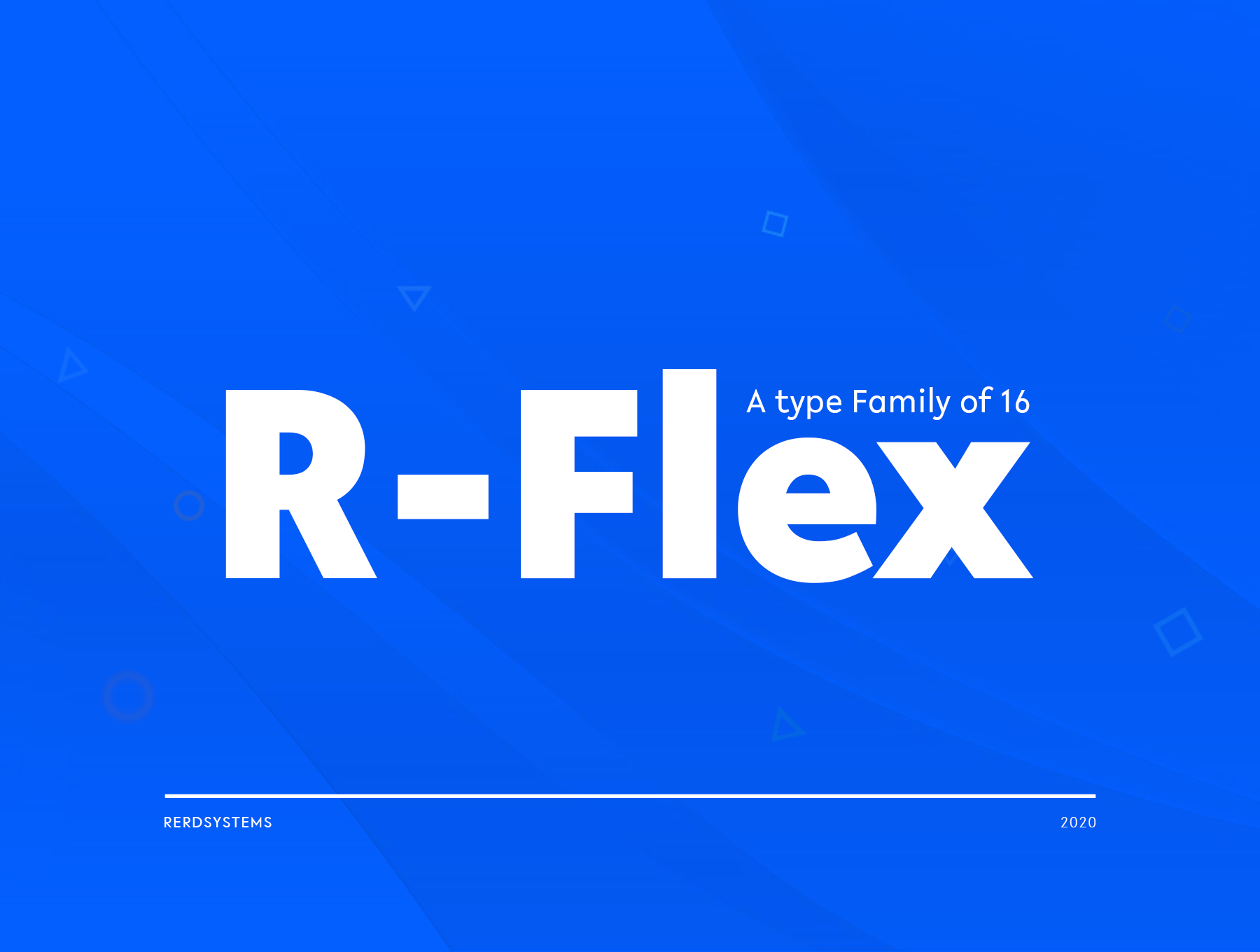 R-Flex Bold font