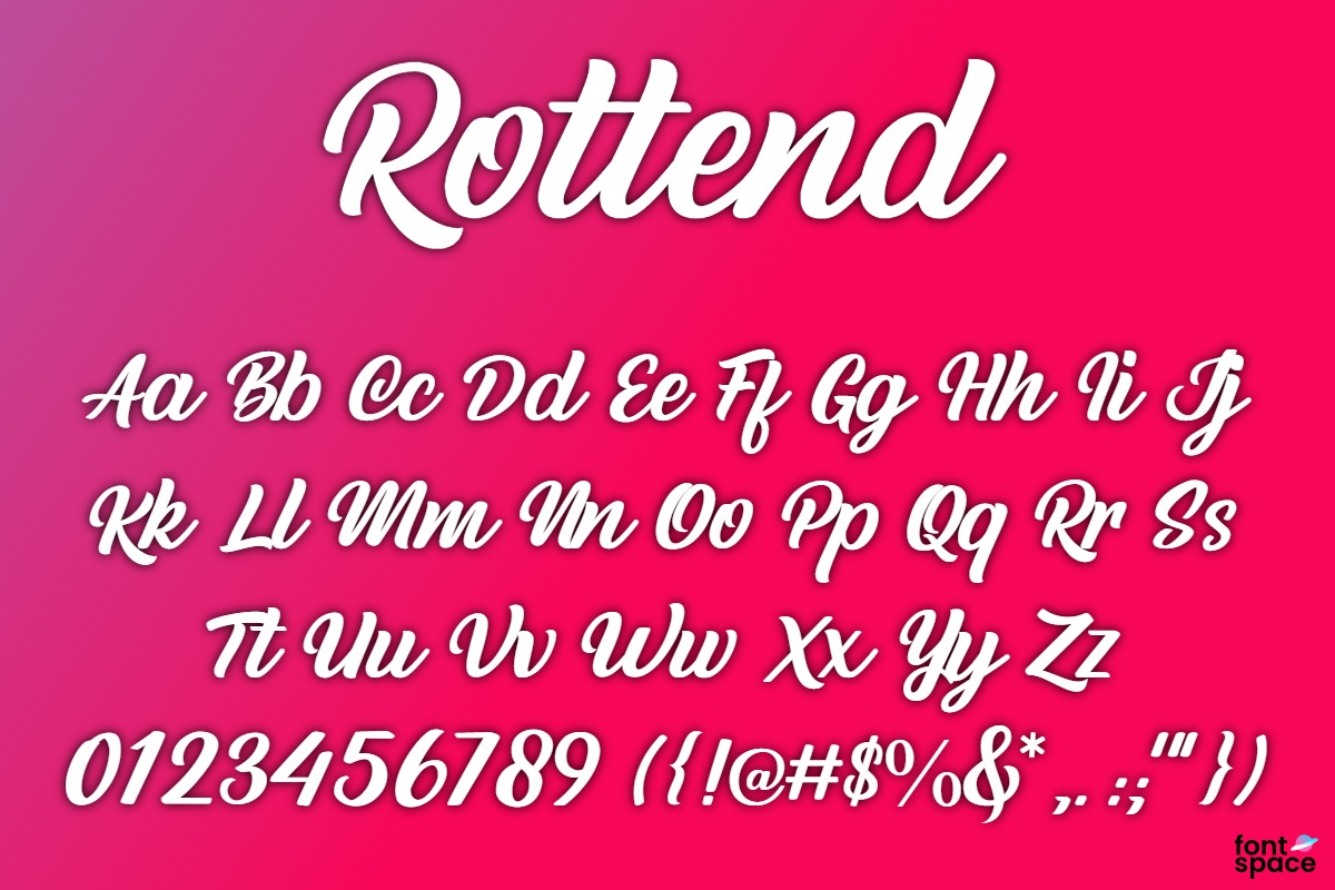 Rottend font