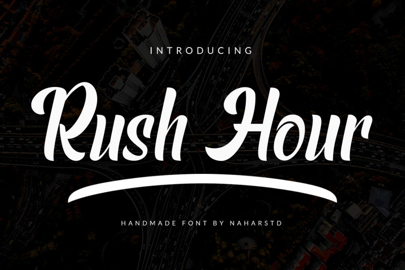 Rush Hour Demo font