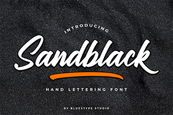 Sandblack font