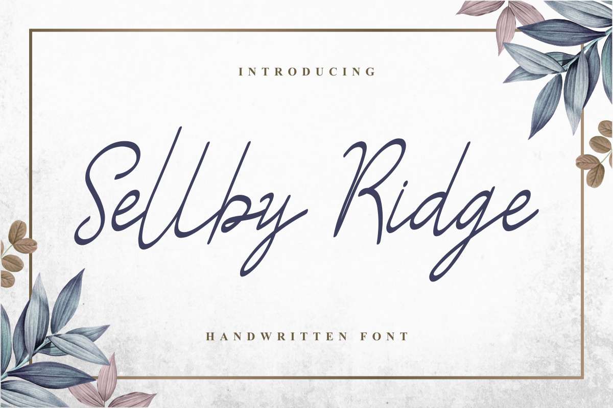 Sellby Ridge Demo font