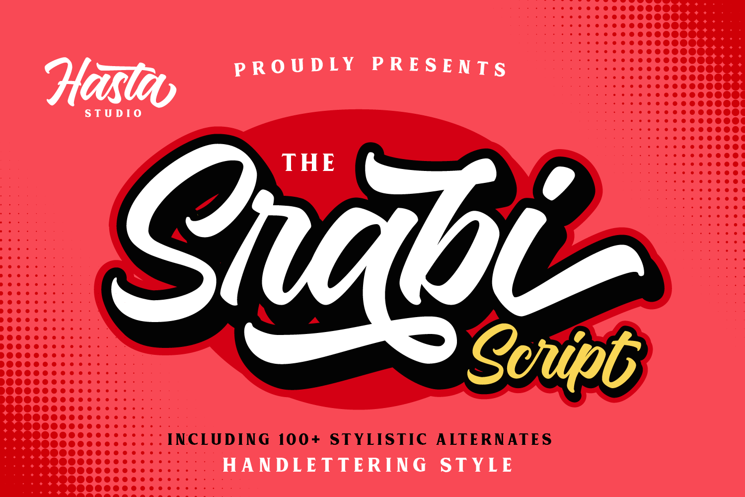 Srabi Script font