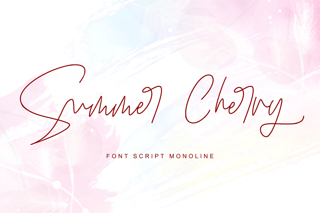 Summer Cherry font