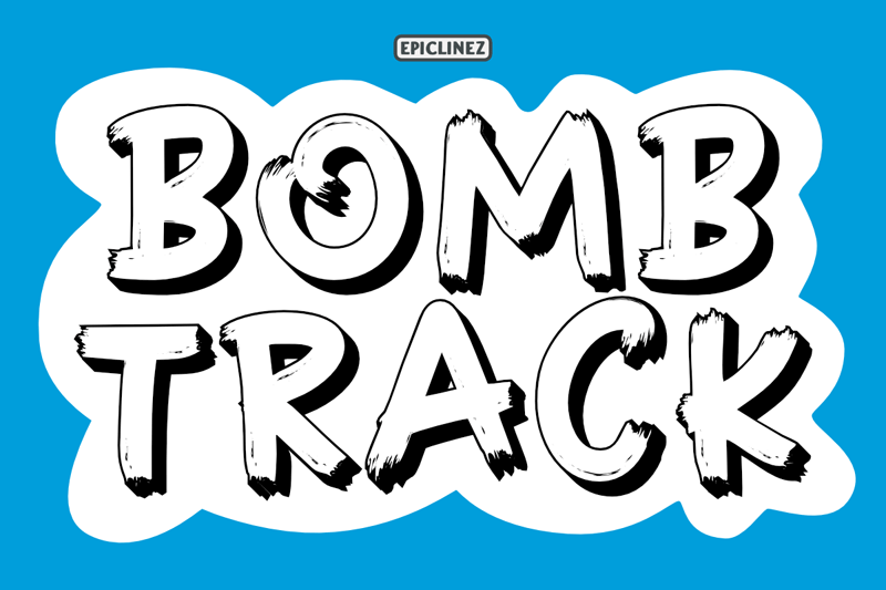 Bombtrack Demo font