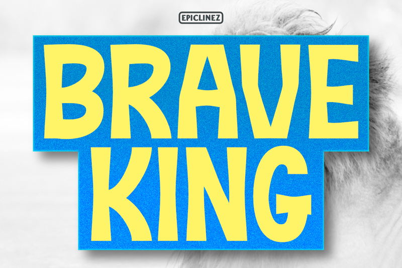 Brave King Demo font