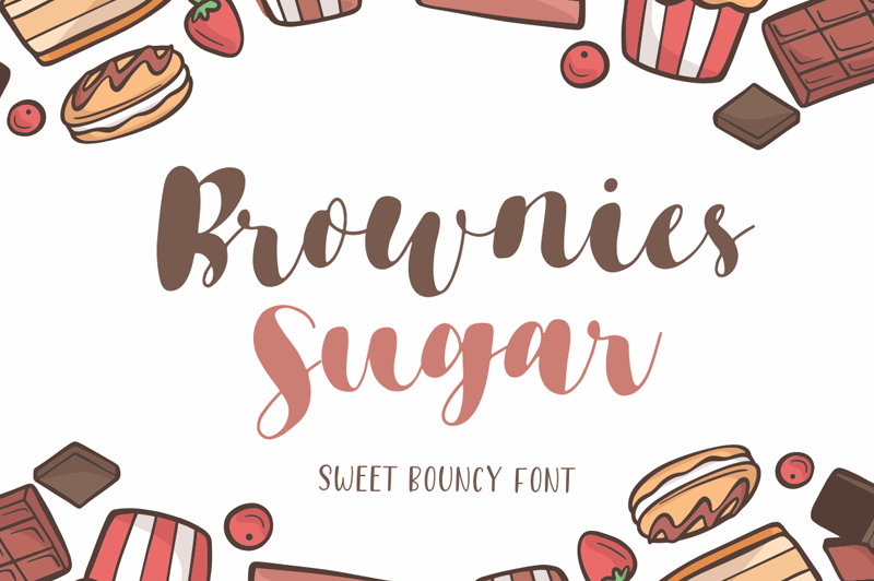 Brownies Sugar font