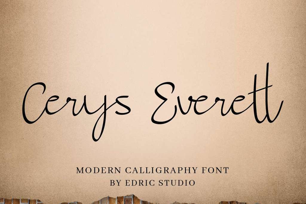 Cerys Everett Demo font