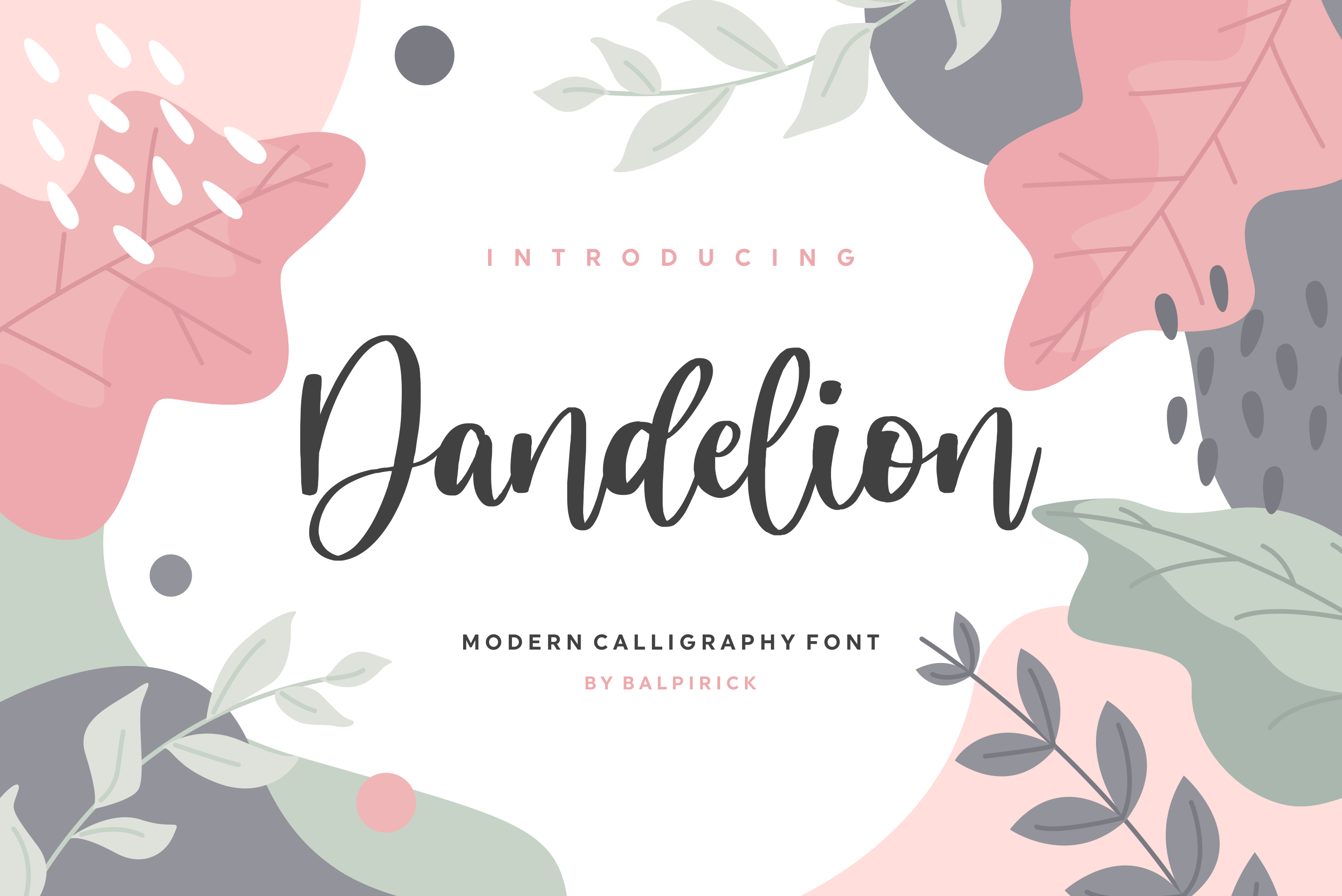 Dandelion font