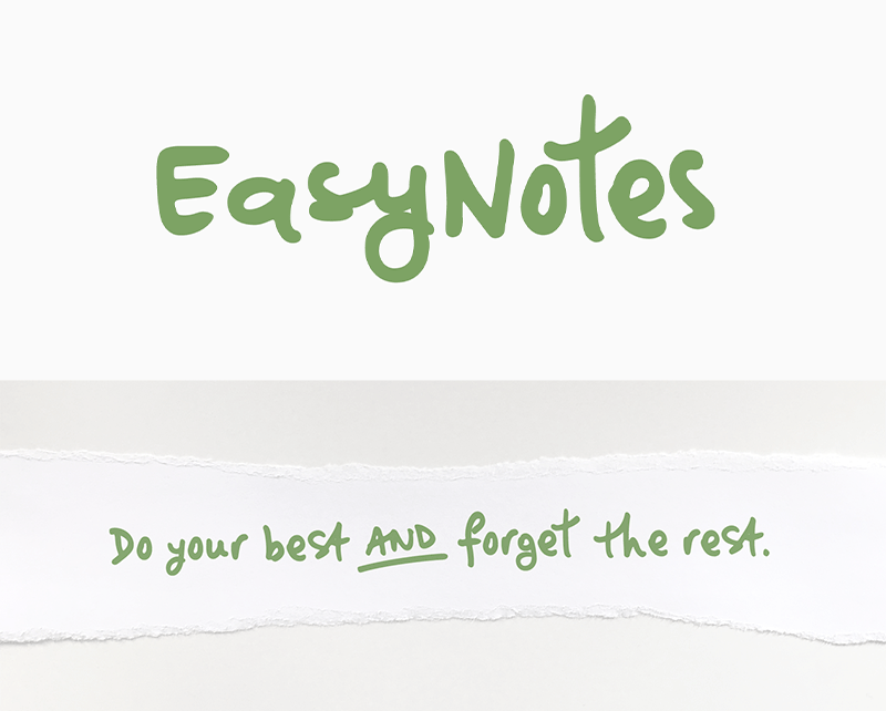 EasyNotes font