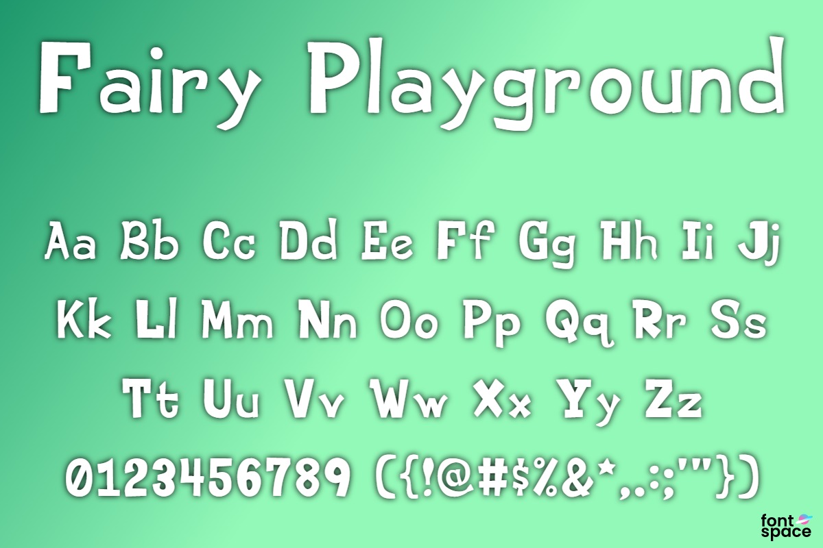 Fairy Playground font