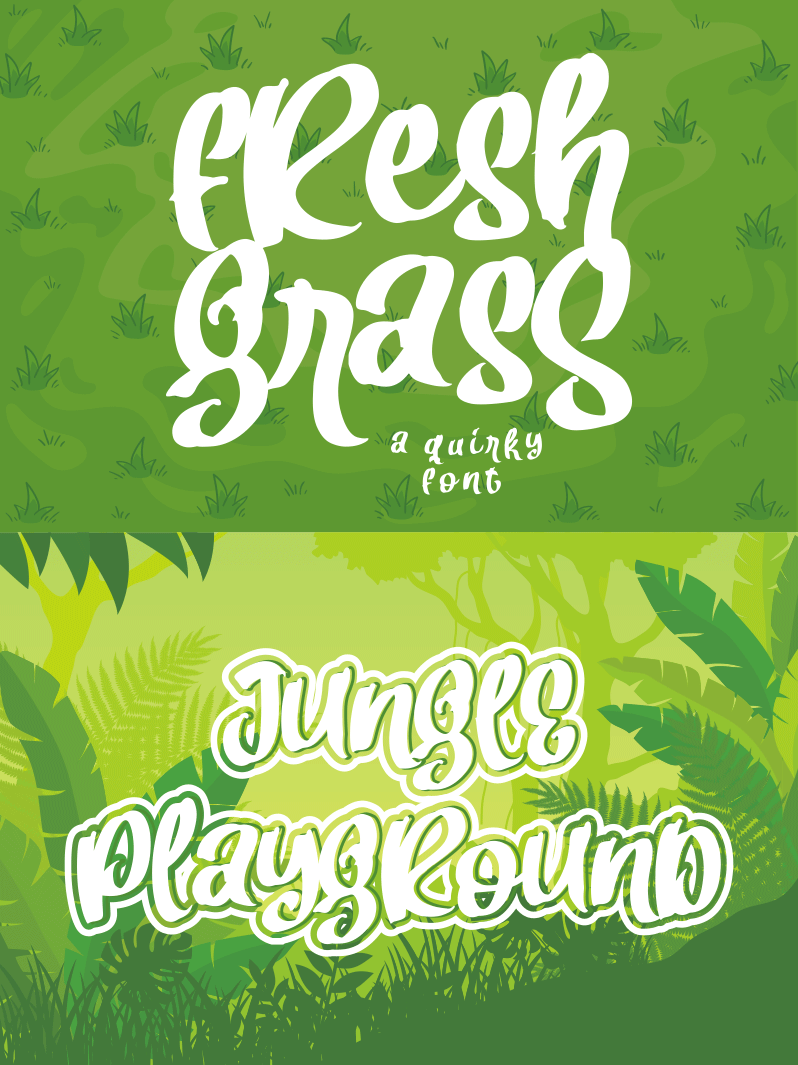 Fresh Grass font