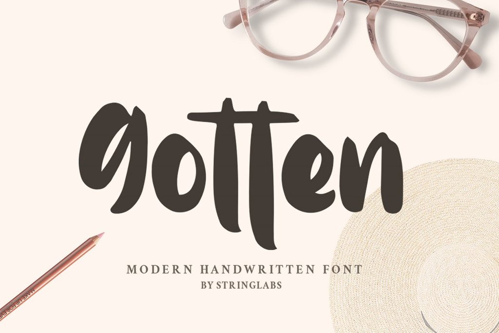 Gotten font