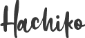 Hachiko font