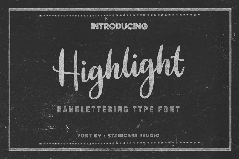 Highlight font