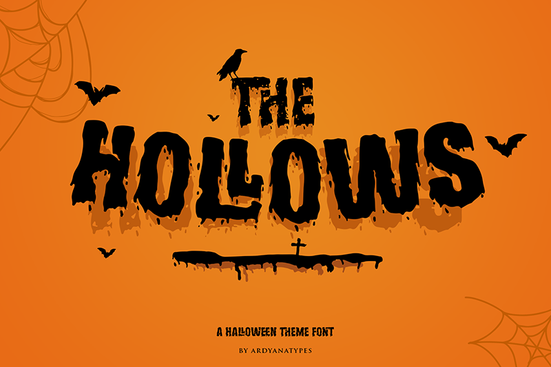 Hollows Free font