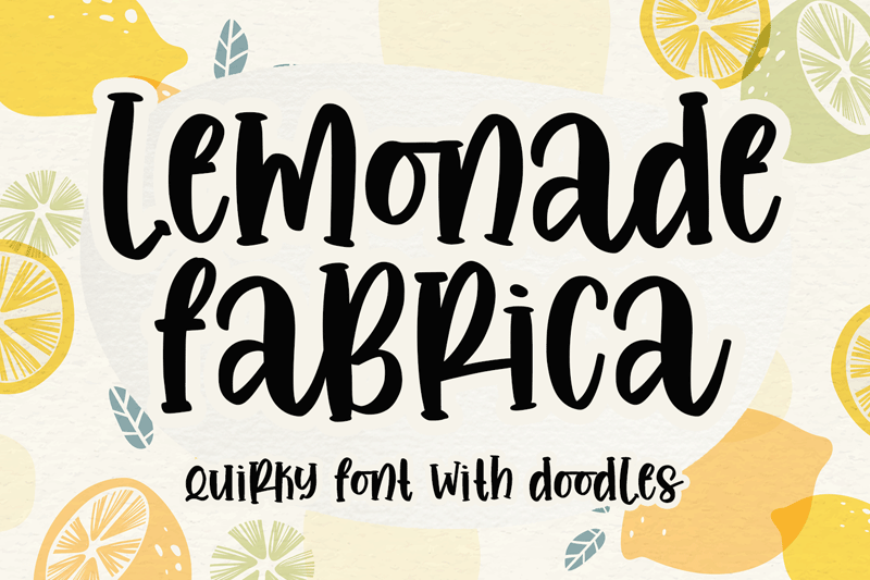 Lemonade fabrica -Demo Version- font