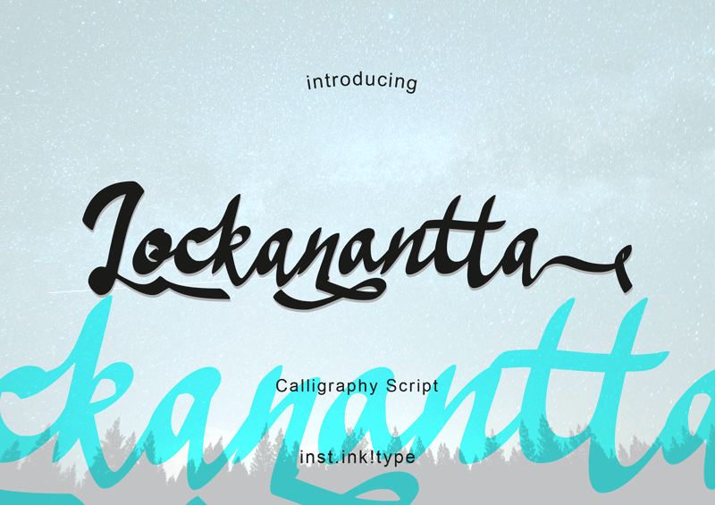 Lockanantta - Demo font