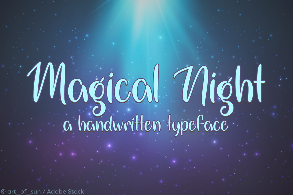 Magical Night font