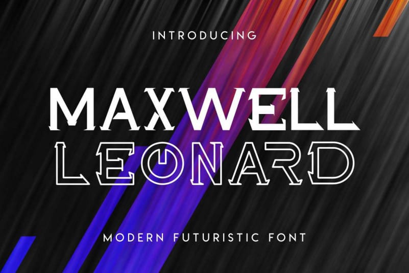 Maxwell Leonard Demo Outline font